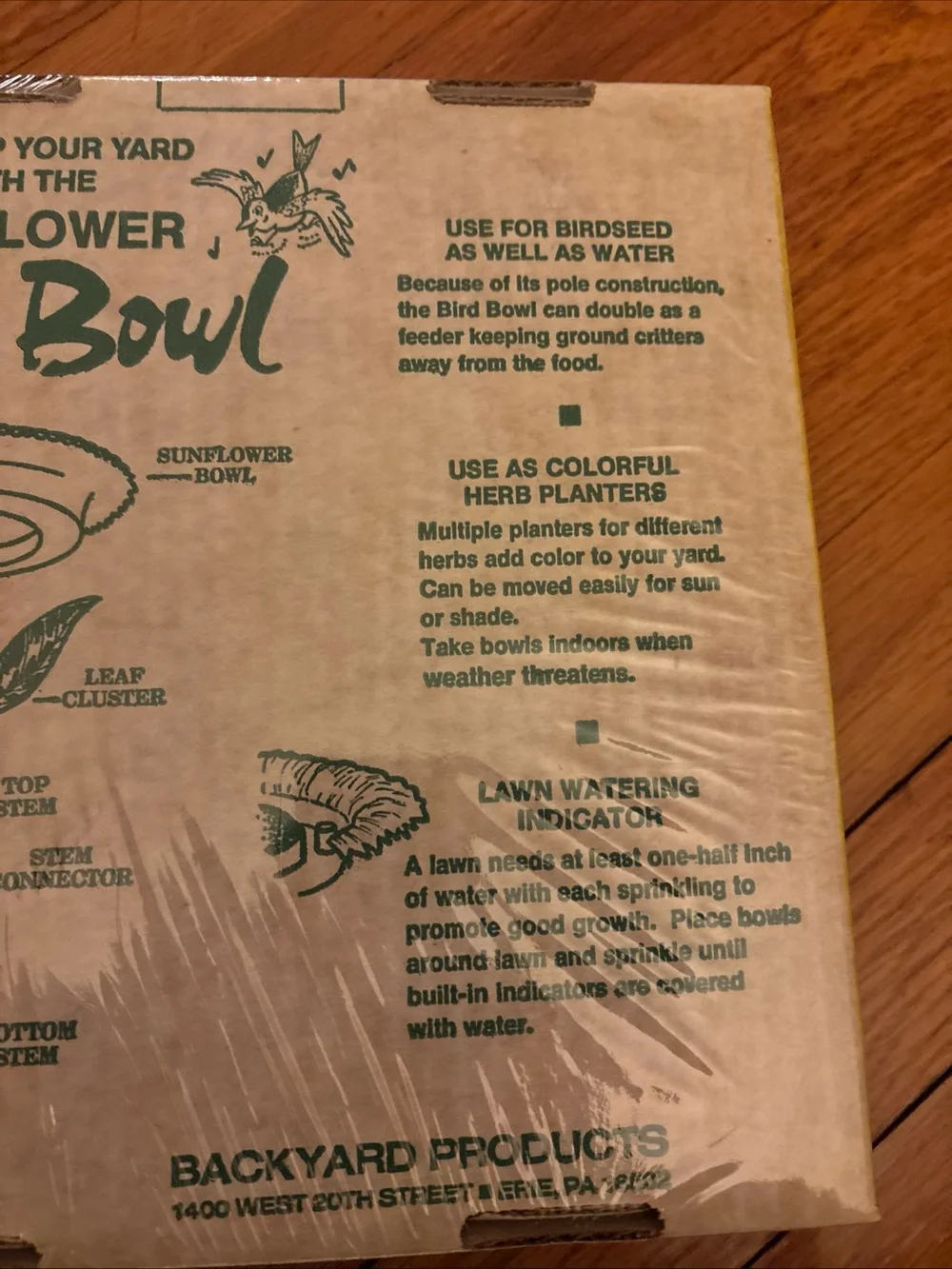 Backyard Products sunflower bird